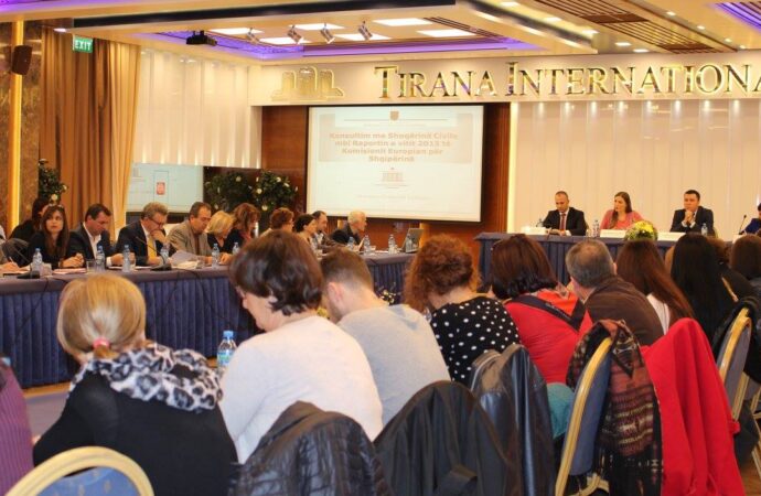 Ministria e Integrimit Europian konsulton Raportin e Komisionit Europian për Shqipërinë me shoqërinë civile