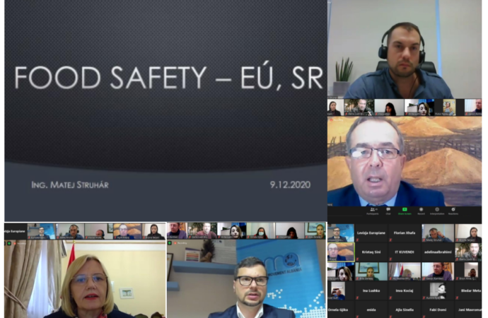 NCEI 2019 – 2021, WG III, Session 1: Food safety and standards required in the framework of  European integration, 09 December 2020